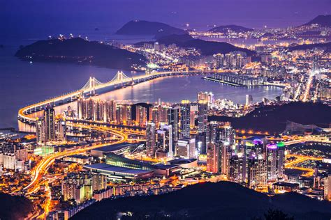 Dusan, South Korea | Aerial view, Busan, City