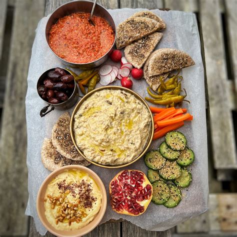 Middle-Eastern Mezze Platter - The Happy Pear - Plant Based Cooking ...