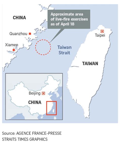 Taiwan Strait Map Location