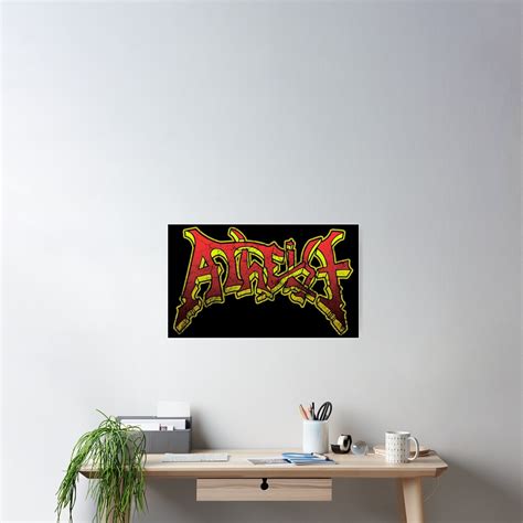 "Atheist Band Logo" Poster for Sale by SihnoXOnhis | Redbubble