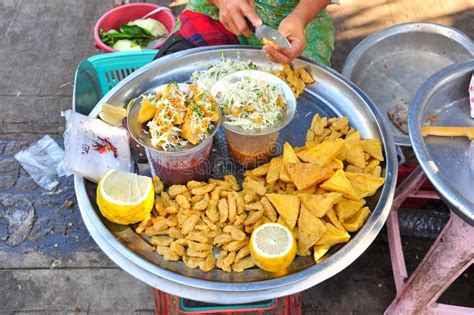 Myanmar street food stock image. Image of local, street - 30751861