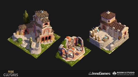 ArtStation - Rise of Cultures (Historical buildings), ROOM 8 STUDIO ...