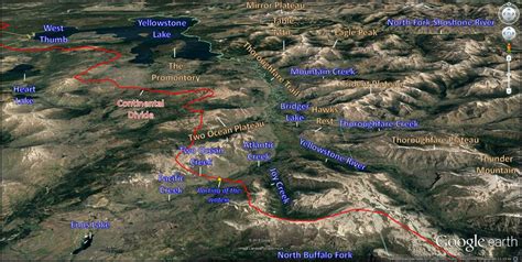 Two Ocean Pass - Geology of Wyoming