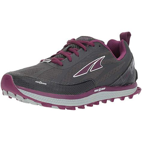 Altra - Altra Women's Superior 3.5 Zero Drop Comfort Trail Running Shoes Gray/Purple (8.5M ...