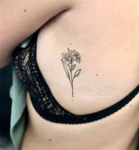 Top 61 Best Minimalist Flower Tattoo Ideas - [2021 Inspiration Guide]