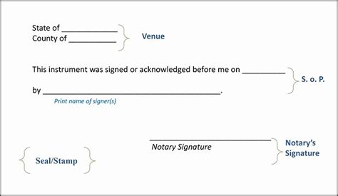 Notary Signature Example