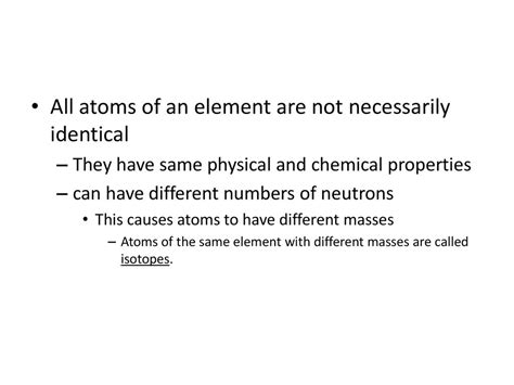 Isotopes & Ions. - ppt download