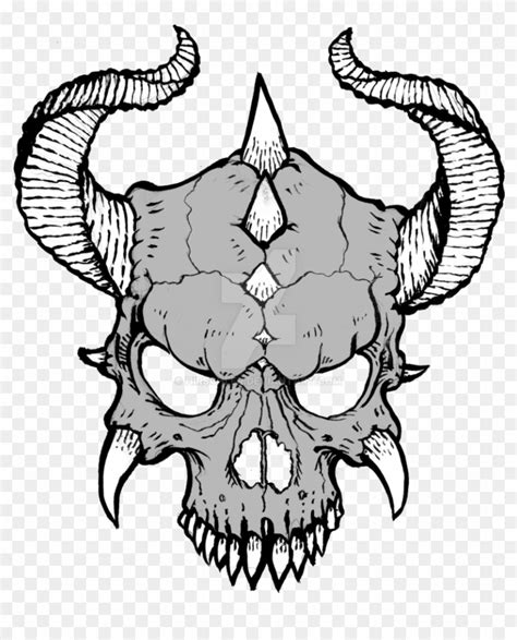 Demon Horns Drawing Front View : Recipe trees can now be viewed for ...