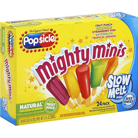 Popsicle Mighty Minis Assorted Flavor Pops | Popsicles | Miller and ...