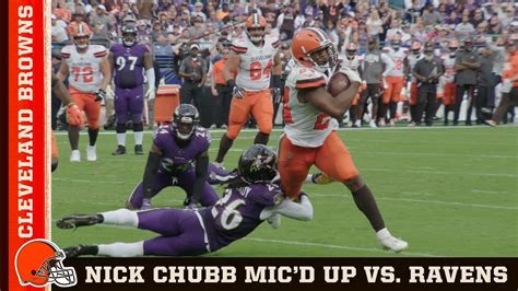 Nick Chubb Mic'd Up vs. Ravens: Extended Cut | Cleveland Browns - YouTube