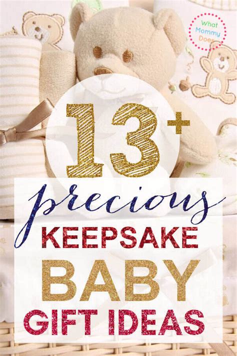 13+ Best Keepsake Baby Gifts - What Mommy Does