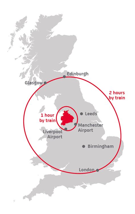 Lancashire map within UK - Marketing Lancashire