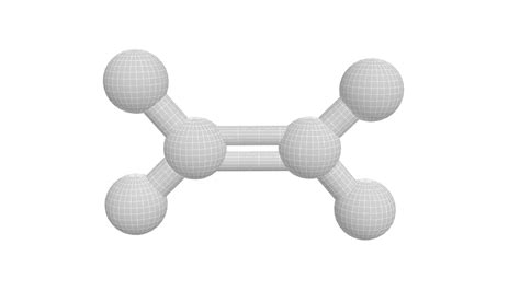 Ethene 3D Model Ethylene C2H4 3D Model $5 - .3ds .obj .unknown .max ...