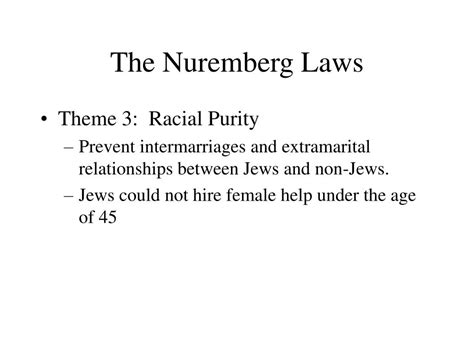 PPT - The Nuremberg Laws PowerPoint Presentation, free download - ID:1390910