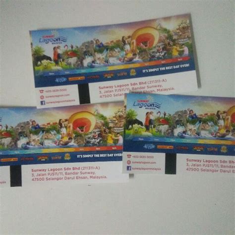 Sunway Lagoon Tickets, Tickets & Vouchers, Local Attractions and ...