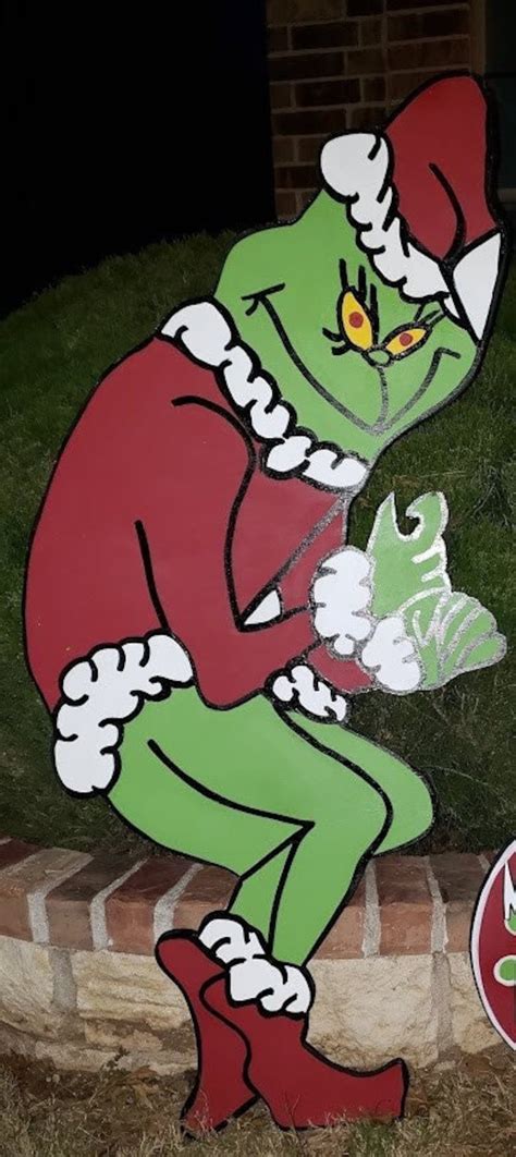 Grinch Yard Art/ Grinch Yard Decor/ Christmas Decor/ Christmas - Etsy