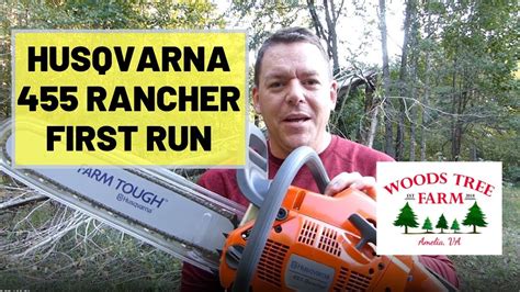 #70 New Husqvarna 455 Rancher Chainsaw First Run - YouTube