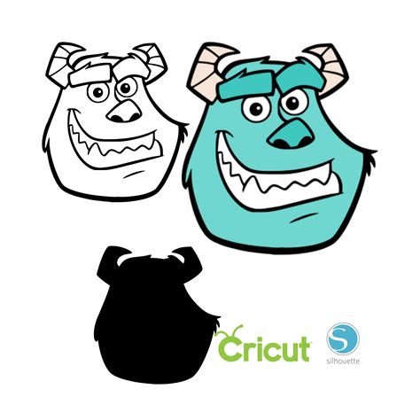 Sulley Monsters Inc Svg Face Sulley Svg Cut File Cricut Png Vector ...