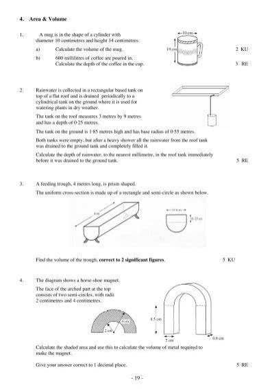 Area & Volume Examples - Maths.kgsorkney.co.uk