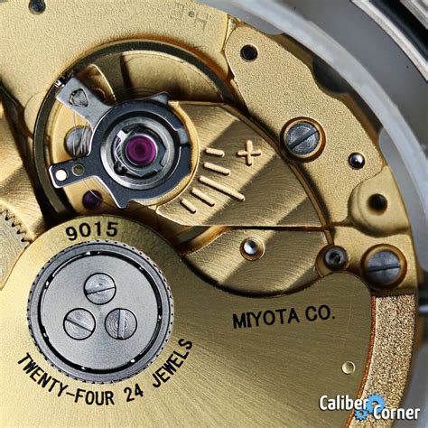 Miyota Caliber 9015 GILT Watch Movement