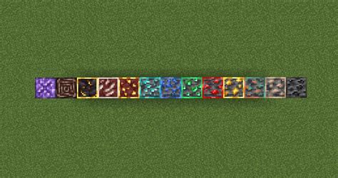 1.17 Ore Outline Minecraft Texture Pack