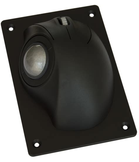 Ergonomical 38 mm panel mount trackballs | NSI