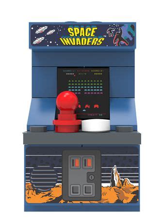 Basic Fun Arcade Classics Space Invaders Buildable Mini Arcades ...