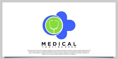 Premium Vector | Clinical logo design with creative concept