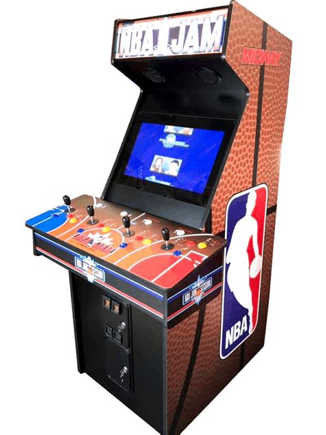 NBA JAM (4) PLAYER FULL SIZE ARCADE- 3000 GAMES INSTALLED-FLAT RATE ...