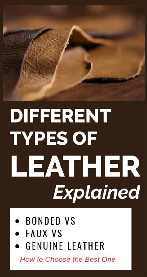 Bonded vs Faux vs Genuine Leather - All You Need to Know | Leather ...