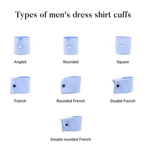 How to choose your custom dress shirt cuff style and design