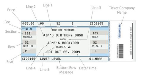 http://faketicketgenerator.com/ | Plantilla de billete, Entradas para conciertos, Juegos de escape