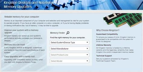 Kingston Launch Web Assistant For Storage & Memory Upgrades | eTeknix