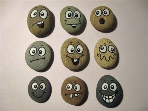 30 Painted Rock Faces Ideas for Kids and Adults - Easy and Not