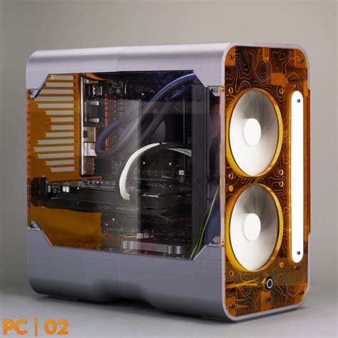 3d Printed/Laser cut M-ATX Case : pcmods