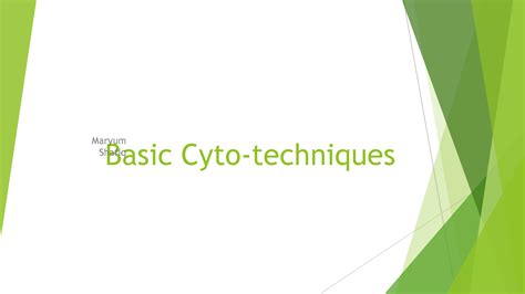 SOLUTION: Basic cyto techniques cytopathology bsc - Studypool