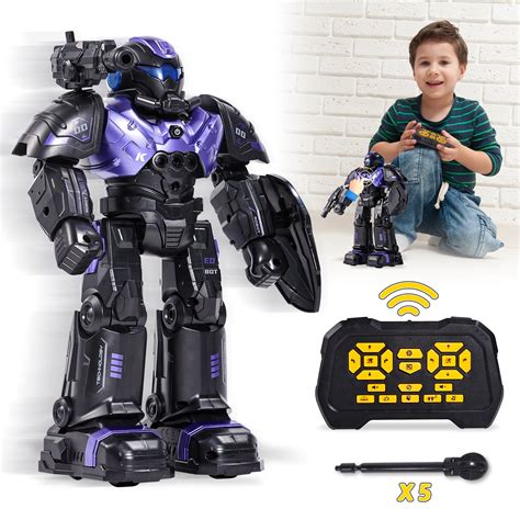 SUPER JOY RC Robot Toys for Kids, Gesture & Sensing Intelligent ...