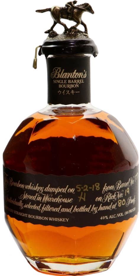 Blanton's Single Barrel Bourbon - Ratings and reviews - Whiskybase