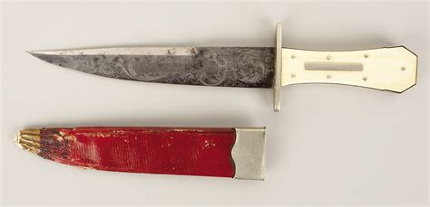 AN 'ARKANSAS TOOTHPICK' BOWIE KNIFE BY BUTCHER COMPANY OF | Lot #74024 | Heritage Auctions