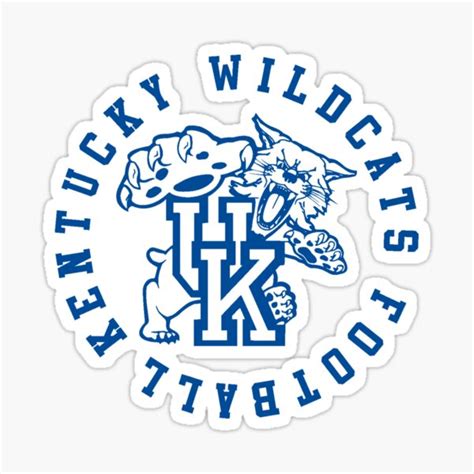 "Kentucky wildcats football logo" Sticker for Sale by AichaLoveSpring ...