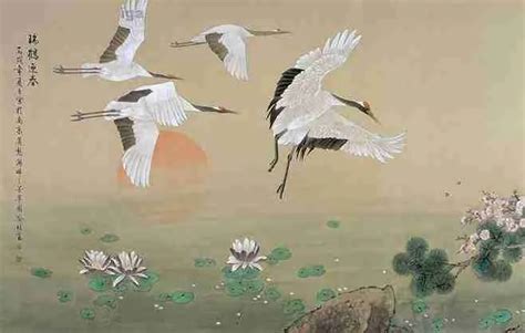 Xian-He: Crane birds Symbolism Meaning In Chinese Mythology Culture