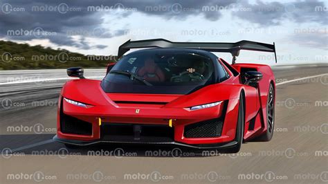 New Ferrari Hypercar Rendered Based On Test Mule