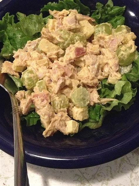 Fruited Curry Chicken Salad Recipe - Allrecipes.com | Allrecipes Lunch Recipes, Healthy Dinner ...