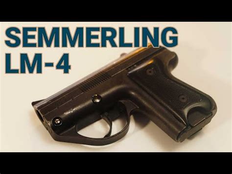 The Semmerling LM-4 is an Odd and Collectible Gun - YouTube