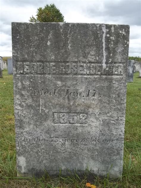 George Rosenberger (1819-1852) - Find a Grave Memorial