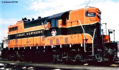 EMD GP7 | Great northern railroad, Train pictures, Railroad photos