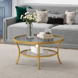 Wayfair | Gold Round Coffee Tables You'll Love in 2023