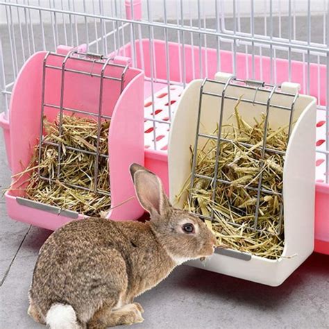 GZGZADMC Rabbit Hay Feeder, Portable Hay Rack, Less Wasted Hay Rack Manger for Rabbit Guinea Pig ...