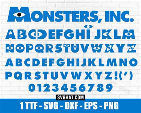 Monsters inc Font - Payhip