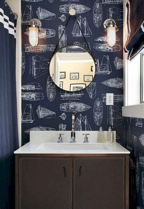 20+ AMAZING COASTAL NAUTICAL BATHROOM REMODEL IDEAS | Nautical ...